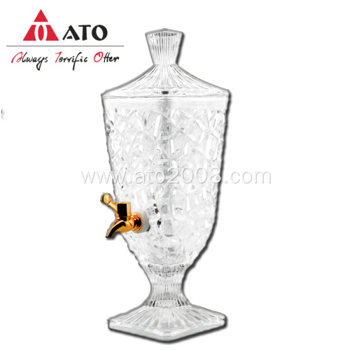 Wholesale Beverage Drinking Glass fruit juice dispenser